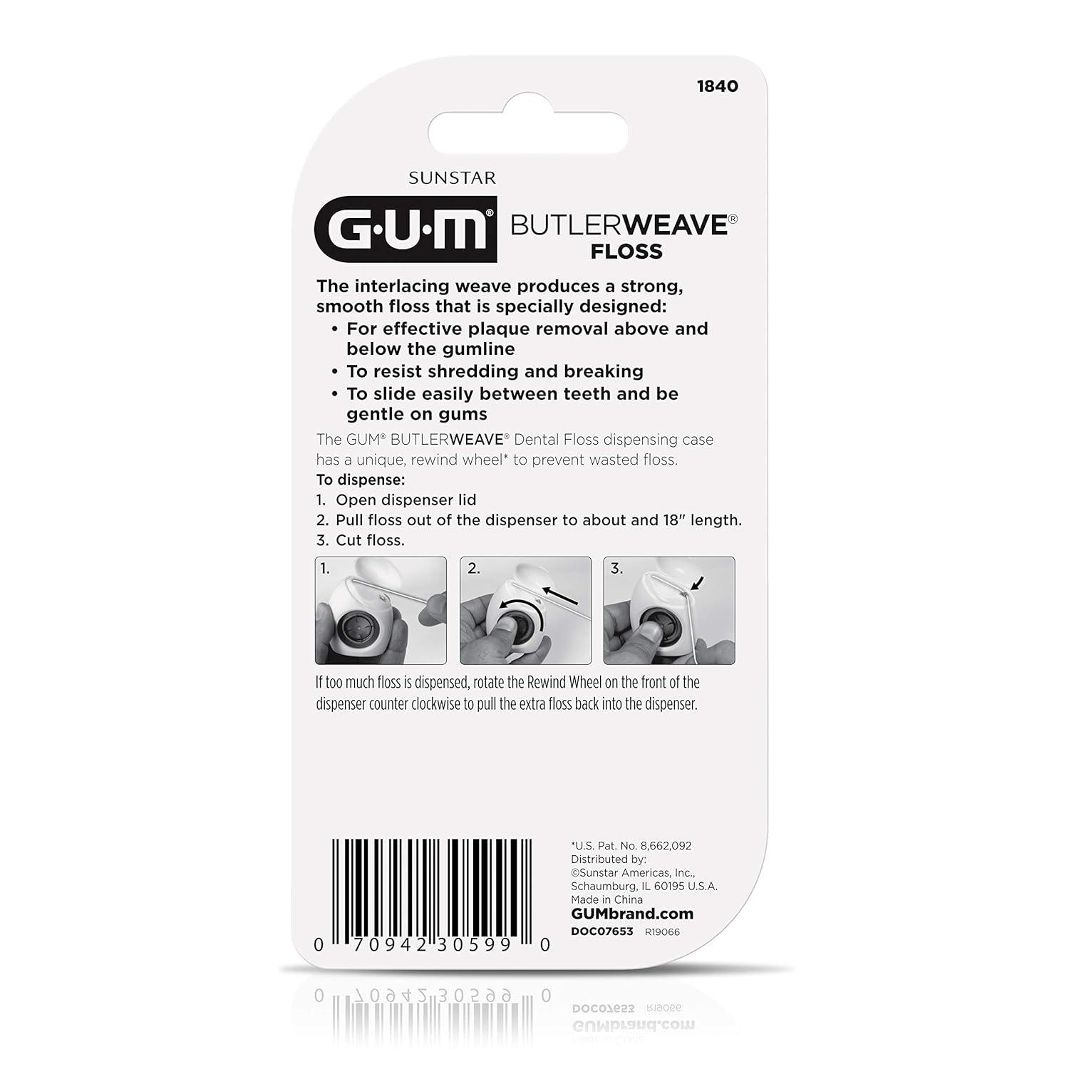 imageButlerWeave Dental Floss 200 Yard1 Count Pack of 1