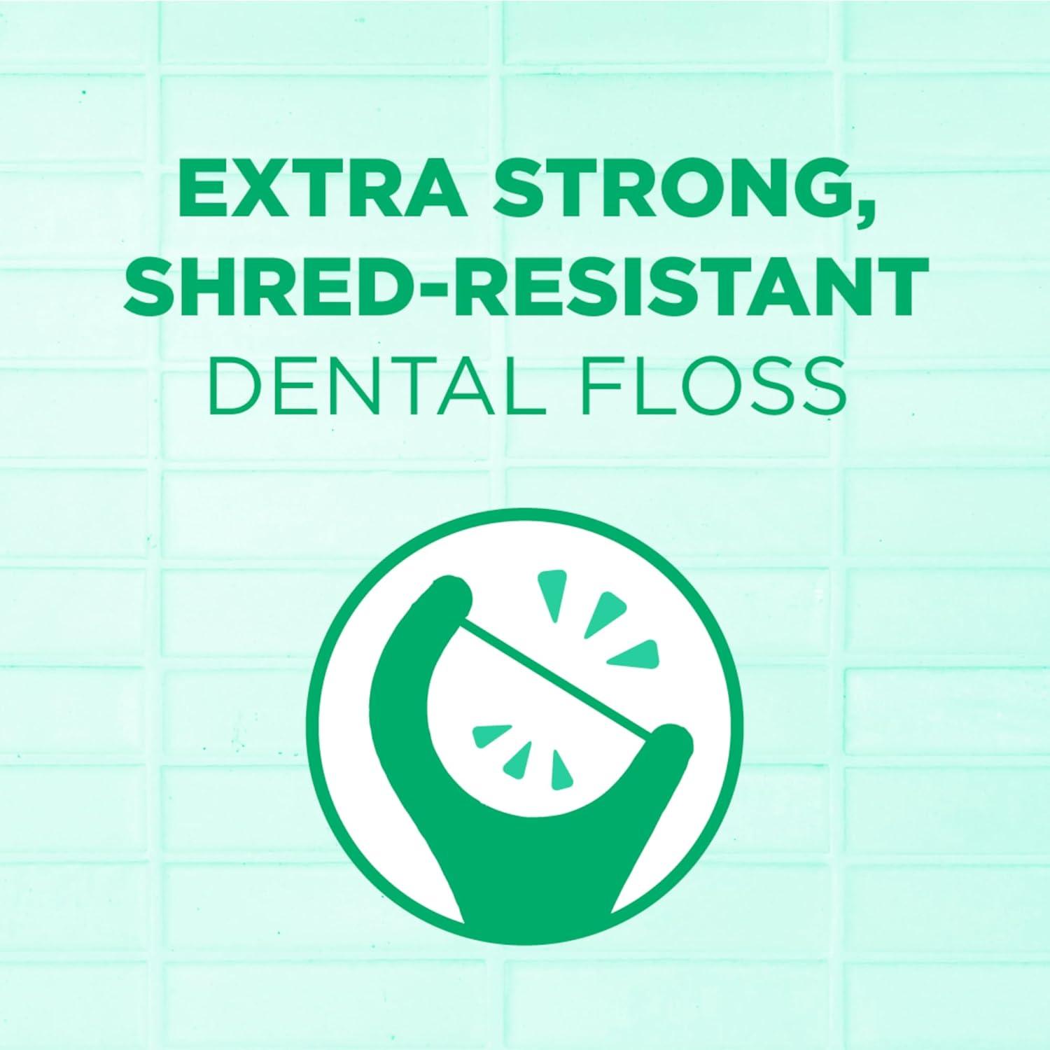 imageGUM Professional Clean Floss Picks Extra Strong ShredResistant Floss Easy Grip Handle Dental Flossers for Adults Fresh Mint Flavor 150 Count150 Count