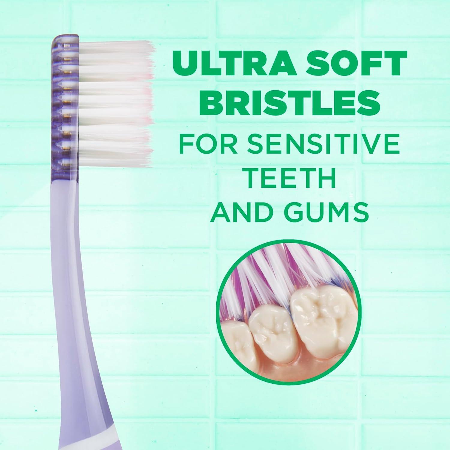 imageGUM Technique Deep Clean Sensitive Toothbrush Compact Head amp Ultra Soft Tapered Bristles for Adults with Sensitive 1ct 12pk1 Count Pack of 12