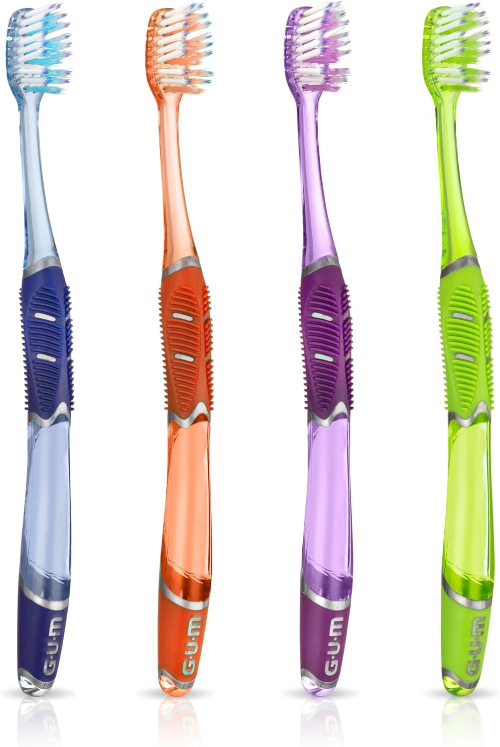 imageGUM Technique Deep Clean Sensitive Toothbrush Compact Head amp Ultra Soft Tapered Bristles for Adults with Sensitive 1ct 12pk1 Count Pack of 12