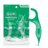imageGUM Professional Clean Floss Picks  Extra Strong ShredResistant Floss Easy Grip Handle  Dental Flossers for Adults  Fresh Mint Flavor 150 Count90 Count