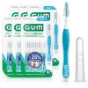 imageGUM Proxabrush GoBetweens  Wide  Interdental Brushes  Soft Bristled Dental Picks for Plaque Removal amp Gum Health  Safe for Braces amp Dental Devices 10ct Pack of 6