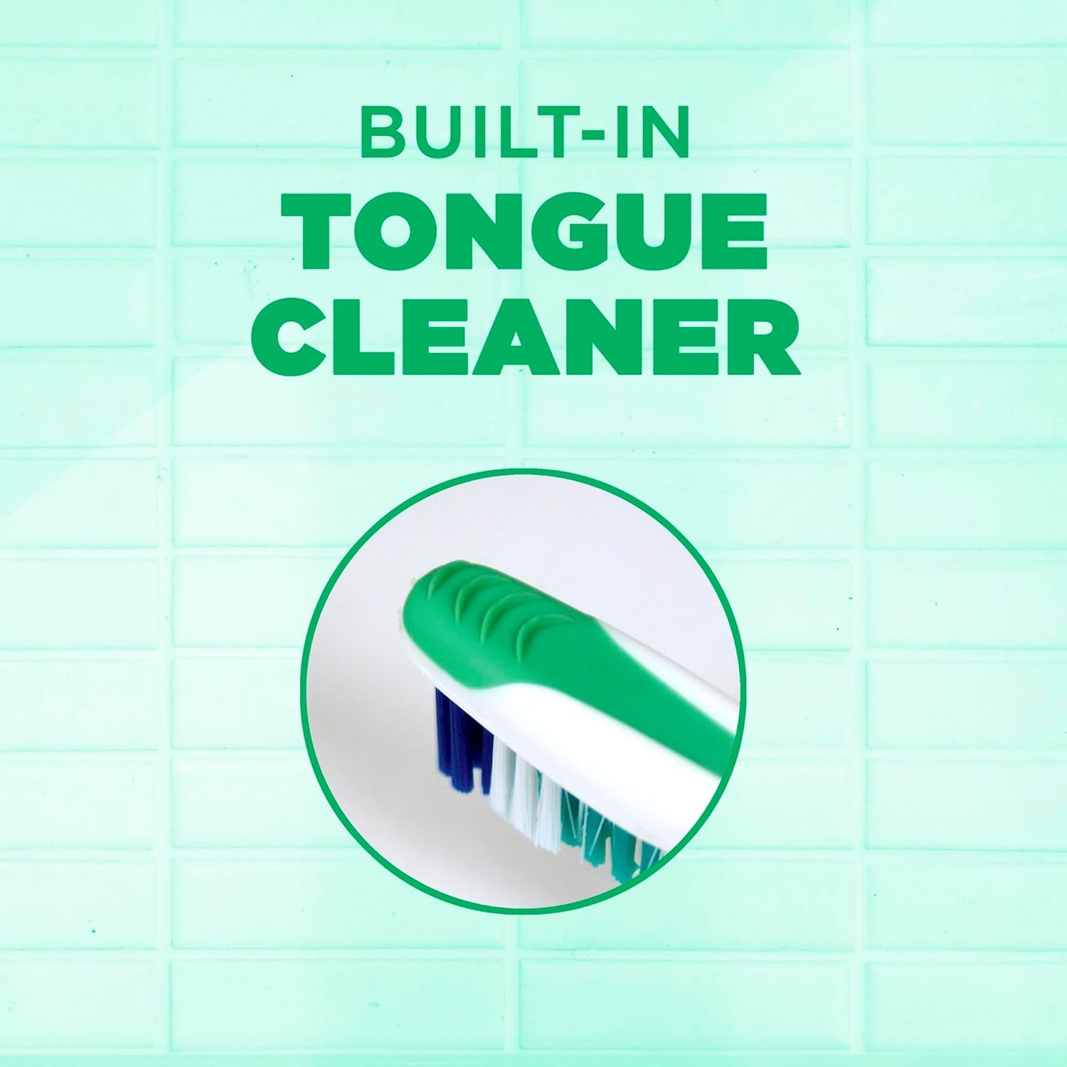 imageGUM Super Tip Toothbrush Soft Bristle Toothbrush for Adults with Tongue Cleaner Compact Head 2ct 6pkCompact Head Soft Bristles