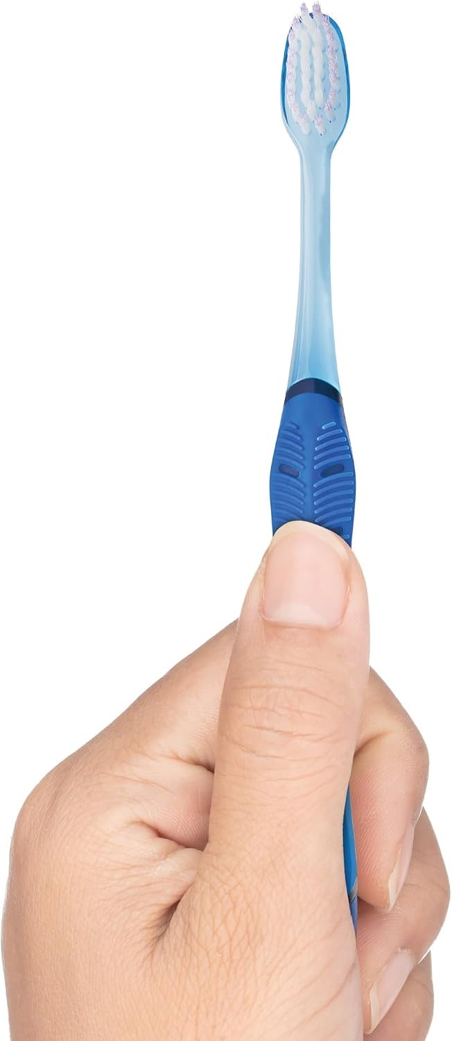 image:imageGUM Deep Clean Technique Toothbrush for Adults with Soft UltraFine Tapered Bristles for Deeper Reach Compact Head 1 Count Pack of 61 Count Pack of 6
