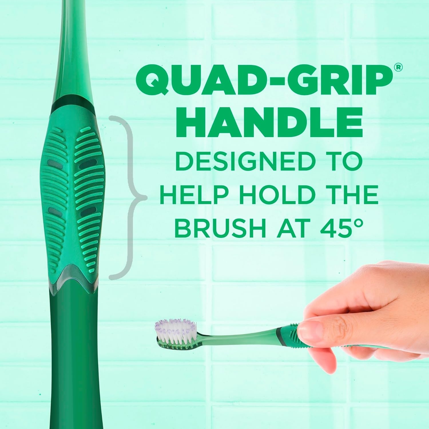 image:imageGUM Deep Clean Technique Toothbrush for Adults with Soft UltraFine Tapered Bristles for Deeper Reach Compact Head 1 Count Pack of 61 Count Pack of 6