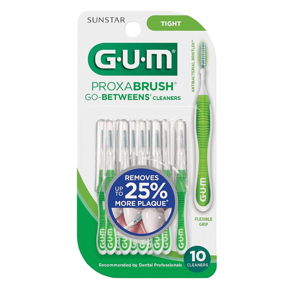 image:imageGUM872H Sunstar Proxabrush GoBetweens Cleaners Tight 10 Count