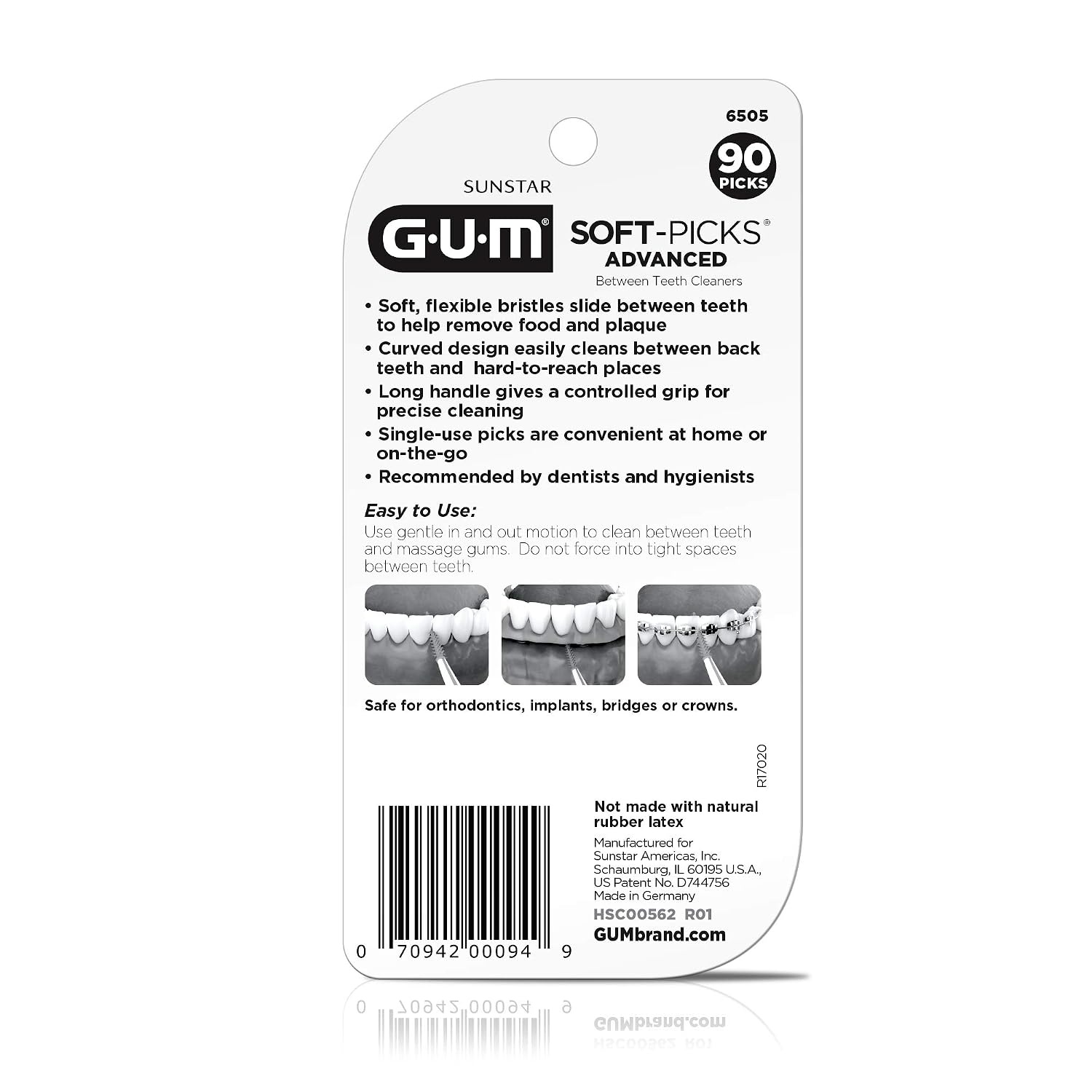 image:imageGUM SoftPicks Advanced Interdental Picks 90 Count 3 PackOriginal