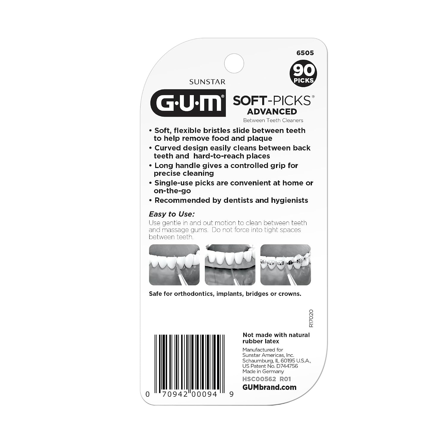 image:imageGUM SoftPicks Advanced Interdental Picks 90 Count 3 PackOriginal