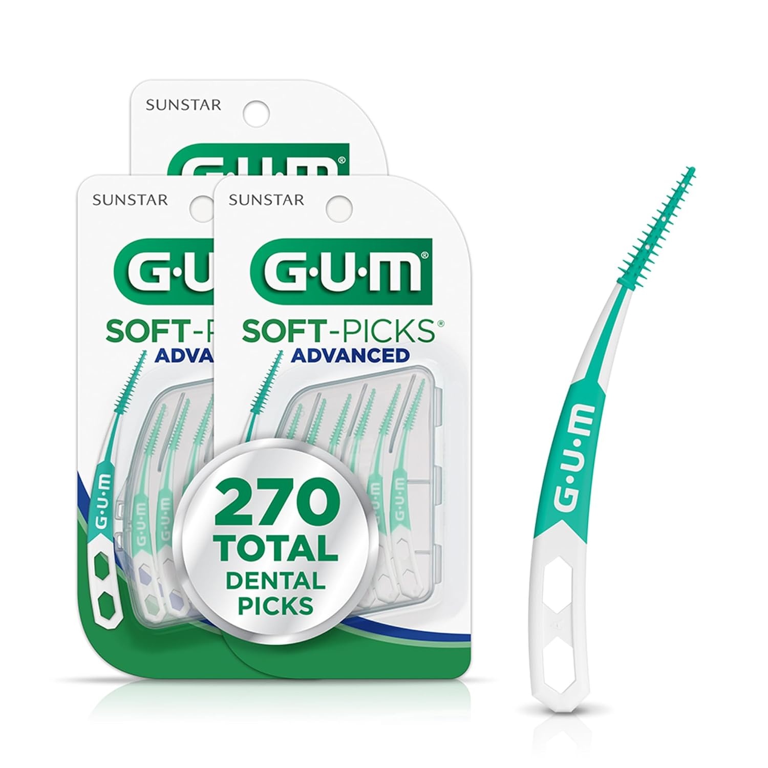 image:imageGUM SoftPicks Advanced Interdental Picks 90 Count 3 PackOriginal